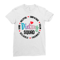 Dietary Squad Appreciation Week Healthcare Dietitian Squad T Shirt Ladies Fitted T-shirt | Artistshot