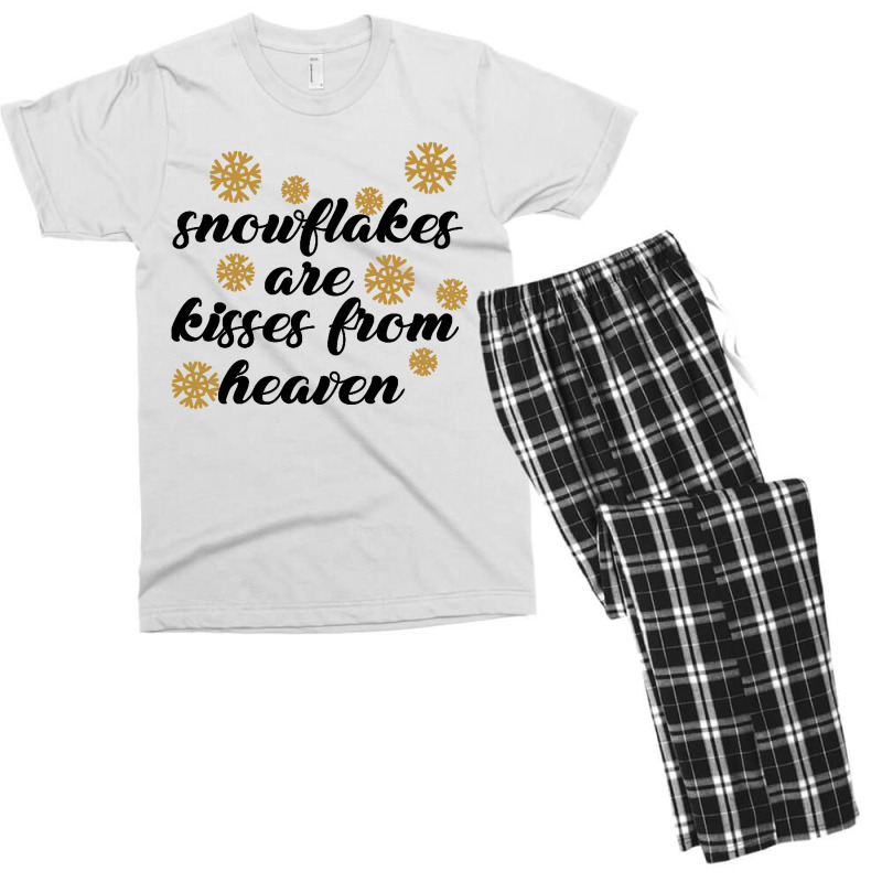 Snowflake Men's T-shirt Pajama Set by haydar | Artistshot