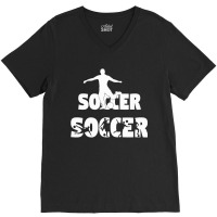 Soccer V-neck Tee | Artistshot