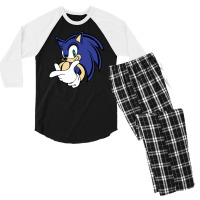 Hedgehog Men's 3/4 Sleeve Pajama Set | Artistshot