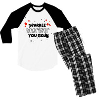 Sparkle  Wherever You Go Men's 3/4 Sleeve Pajama Set | Artistshot