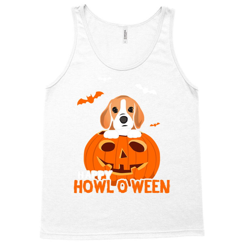 Cute Halloween Beagle Dog Pumpkin Costumes Thanksgiving Tank Top | Artistshot