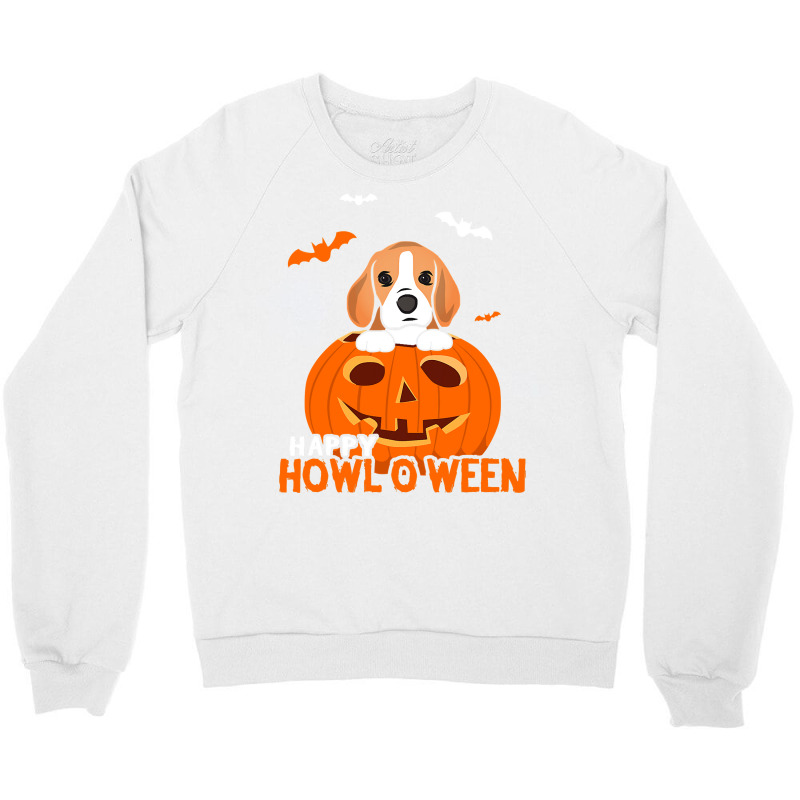 Cute Halloween Beagle Dog Pumpkin Costumes Thanksgiving Crewneck Sweatshirt | Artistshot