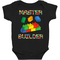 Brick Builder Blocks Building Master Builder Funny Toys Kids Baby Bodysuit | Artistshot