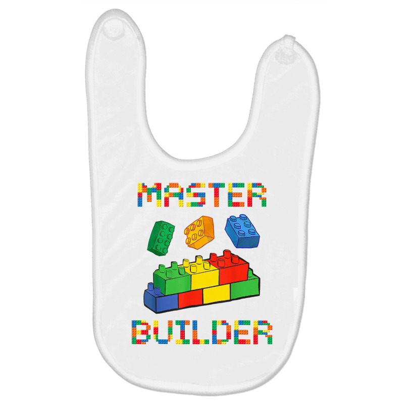 Brick Builder Blocks Building Master Builder Funny Toys Kids Baby Bibs | Artistshot