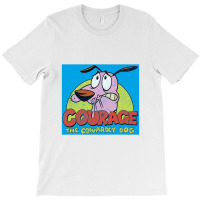 Courage The Cowardly Dog, Colorful Courage, T-shirt | Artistshot