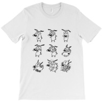 Courage The Cowardly Dog, Courage Poses, T-shirt | Artistshot