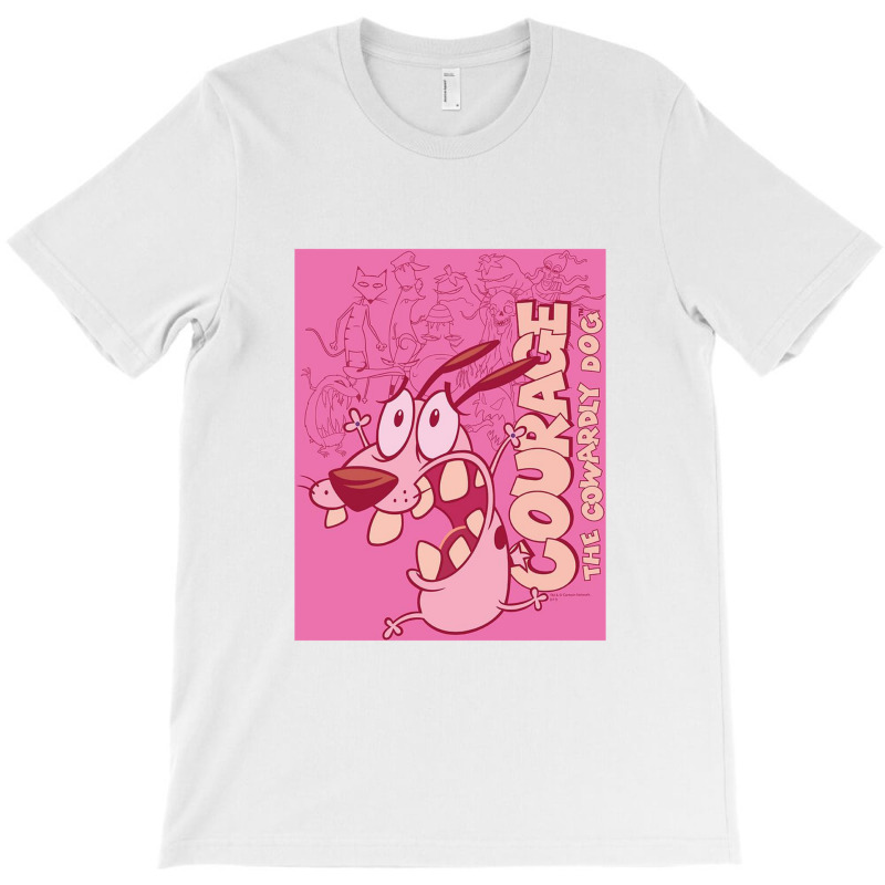 Courage The Cowardly Dog, Running Scared, T-shirt | Artistshot