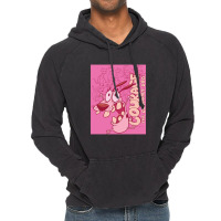 Courage The Cowardly Dog, Running Scared, Vintage Hoodie | Artistshot