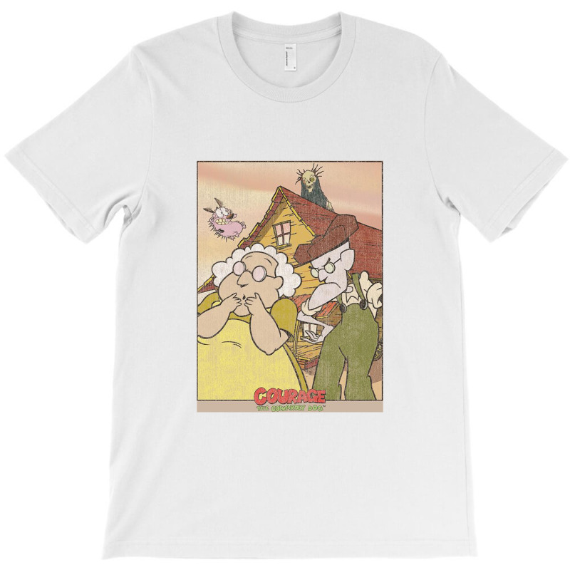 Courage, Gothic Courage,courage The Cowardly Dog Horror Comedy Cartoon T-shirt | Artistshot