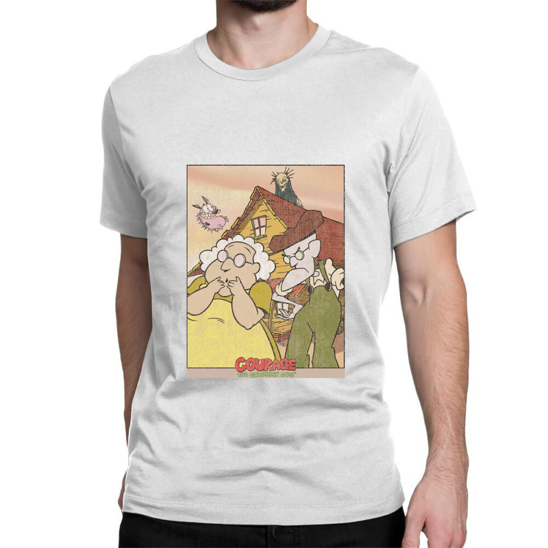 Courage, Gothic Courage,courage The Cowardly Dog Horror Comedy Cartoon Classic T-shirt | Artistshot