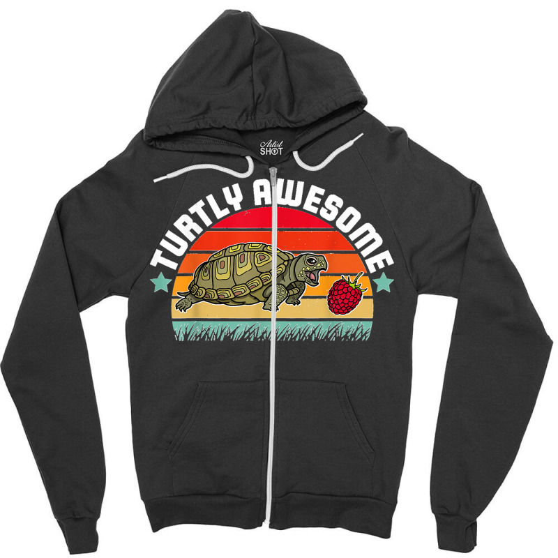 Turtle Sea Testudinata Biologist Zoology Zipper Hoodie by STACYSCHUDEL | Artistshot