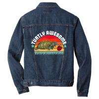 Turtle Sea Testudinata Biologist Zoology Men Denim Jacket | Artistshot