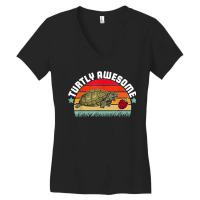 Turtle Sea Testudinata Biologist Zoology Women's V-neck T-shirt | Artistshot