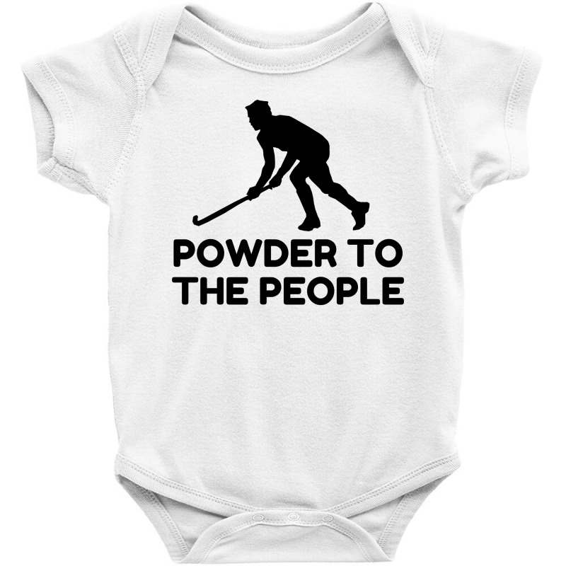 Powder Snow To The People Ski Baby Bodysuit by Perfect Designers | Artistshot