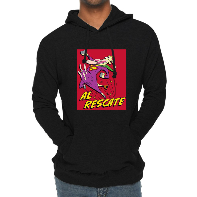 Cow And Chicken, Al Rescate, Lightweight Hoodie | Artistshot