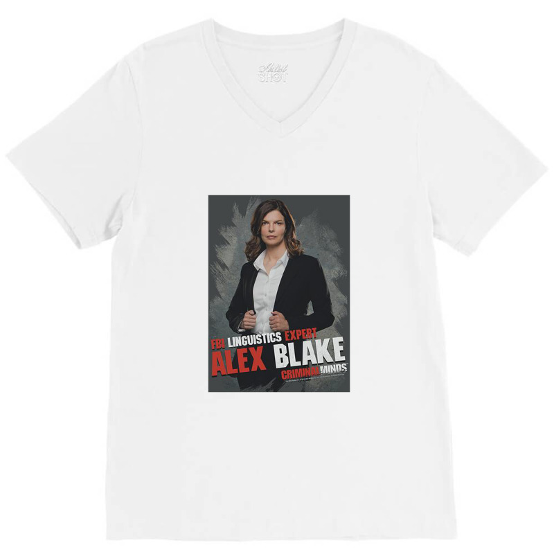 Criminal Minds, Alex Blake,criminal Minds Fbi Police Procedural Crime V-neck Tee | Artistshot