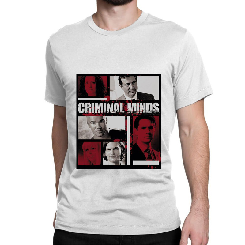 Criminal Minds, Character Boxes,criminal Minds Fbi Police Classic T-shirt | Artistshot