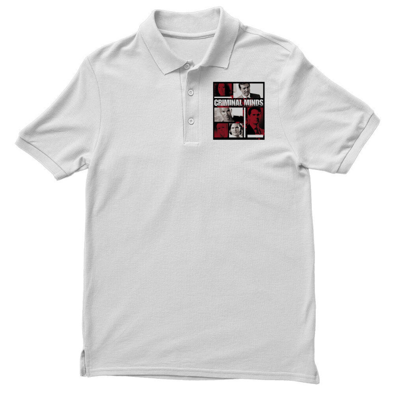 Criminal Minds, Character Boxes,criminal Minds Fbi Police Men's Polo Shirt | Artistshot