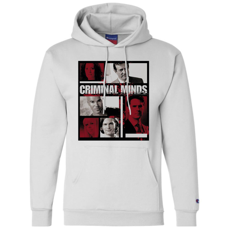 Criminal Minds, Character Boxes,criminal Minds Fbi Police Champion Hoodie | Artistshot