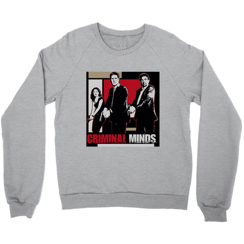 Criminal Minds, Guns Drawn,criminal Minds Fbi Police Procedural Crime Crewneck Sweatshirt | Artistshot