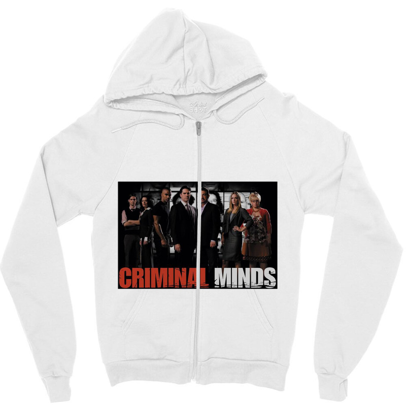 Criminal Minds, The Brain Trust,criminal Minds Fbi Zipper Hoodie | Artistshot