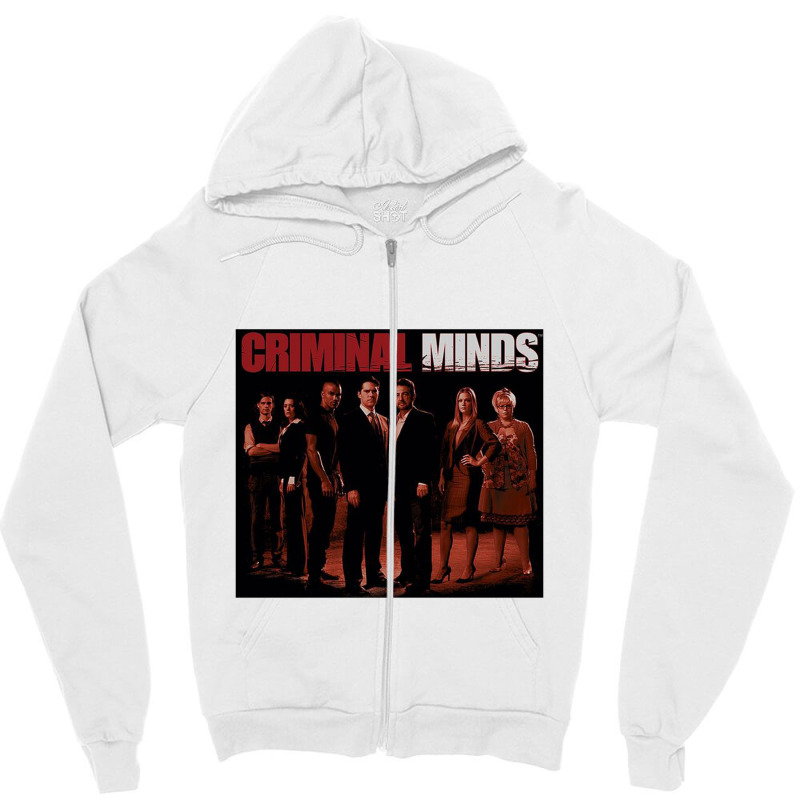 Criminal Minds, The Crew Zipper Hoodie | Artistshot