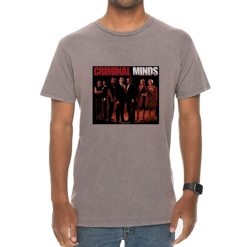 Criminal Minds, The Crew Vintage T-shirt | Artistshot