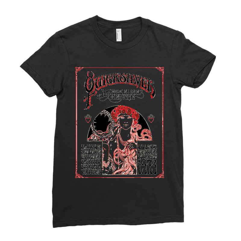 Quicksilver Messenger Service Live Classic Ladies Fitted T-Shirt by cm-arts | Artistshot