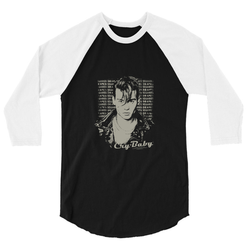 Cry Baby, Drapes And Squares, 3/4 Sleeve Shirt | Artistshot