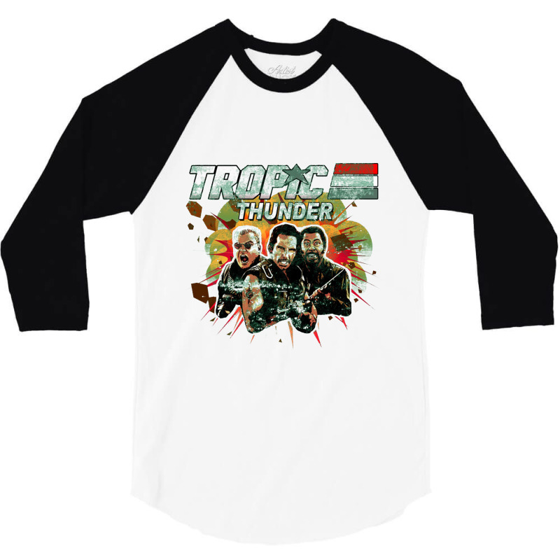 Tropic Thunder 3/4 Sleeve Shirt | Artistshot