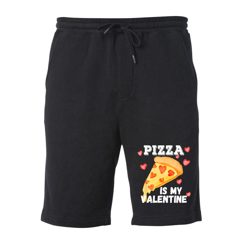 Pizza Is My Valentine Funny Italian Valentines Day Gift Fleece Short | Artistshot