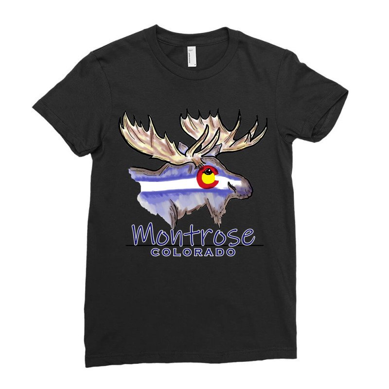 Montrose Colorado Ladies Fitted T-Shirt by ardylanda | Artistshot