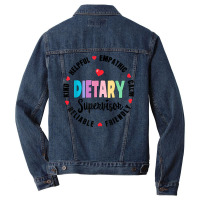 Dietary Supervisor Appreciation Week Dietitian Squad T Shirt Men Denim Jacket | Artistshot