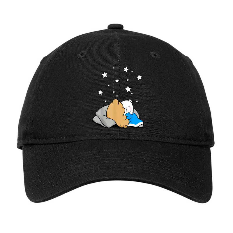 Milk Mocha Bear Sleeping Under The Stars Love Kiss Valentine Adjustable Cap by Newest | Artistshot