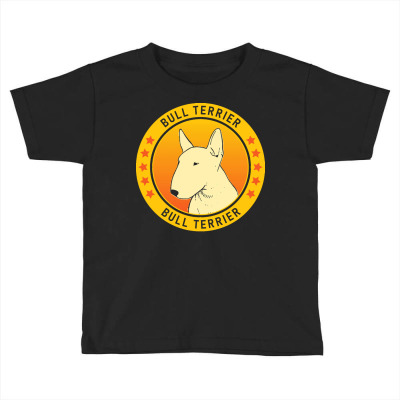 Bull Terrier T  Shirt Bull Terrier Dog Portrait T  Shirt Toddler T-shirt Designed By Bartolettikacey