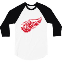 Red Wings Merchandise 3/4 Sleeve Shirt | Artistshot