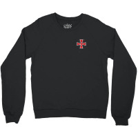 Mens Crusader Knights Knight Templar Code 2 Sided Print Crewneck Sweatshirt | Artistshot