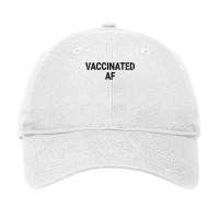 Vaccinated Af Pro Vaccine Funny Vaccination Health Vintage T Shirt Adjustable Cap | Artistshot