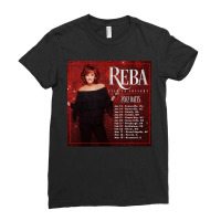 Reba Tour 2022 Locations And Dates Ladies Fitted T-shirt | Artistshot