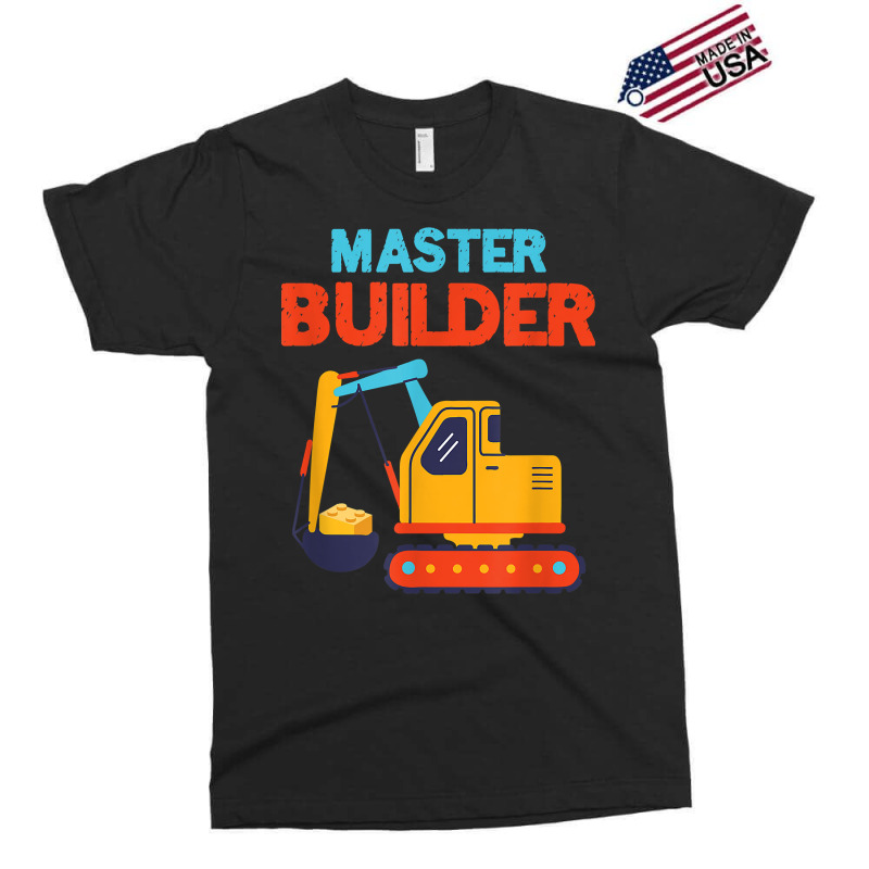 Master Builder Excavator Building Blocks Children Kids Toy For Fans Exclusive T-shirt | Artistshot