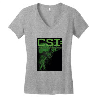 Csi, Evidence, Csi Crime Scene Investigation Las Vegas Tv Show Crime D Women's V-neck T-shirt | Artistshot