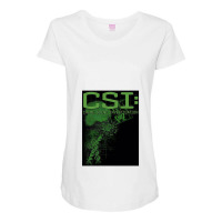 Csi, Evidence, Csi Crime Scene Investigation Las Vegas Tv Show Crime D Maternity Scoop Neck T-shirt | Artistshot