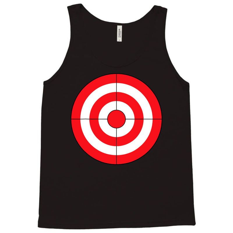 Bullseye Target Lazy Diy Halloween Costume Darts Shooting Tank Top | Artistshot