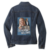 Csi, Catherine Willows,csi Crime Scene Investigation Las Vegas Tv Show Ladies Denim Jacket | Artistshot