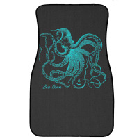 Octopus Cool Vintage Marine Biologist Ocean Sea Life 4 Front Car Mat | Artistshot