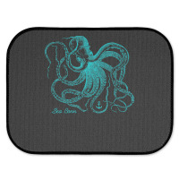 Octopus Cool Vintage Marine Biologist Ocean Sea Life 4 Rear Car Mat | Artistshot