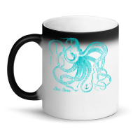 Octopus Cool Vintage Marine Biologist Ocean Sea Life 4 Magic Mug | Artistshot