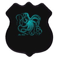 Octopus Cool Vintage Marine Biologist Ocean Sea Life 4 Shield Patch | Artistshot