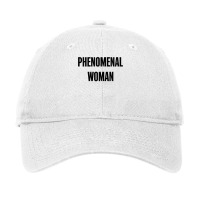 Womens Phenomenal Woman Olive Green T Shirt Adjustable Cap | Artistshot